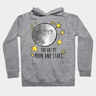 You Are My Moon And Stars Dark Hoodie